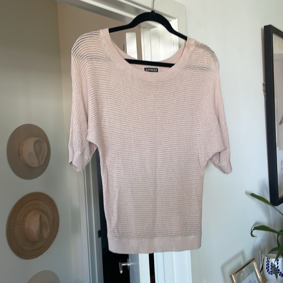 Express Sheer Open Knit Sweater - Picture 4 of 7